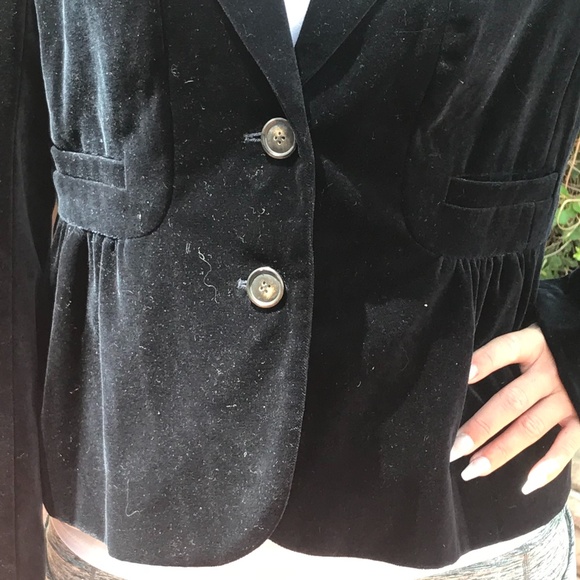 NEW J. Crew Blue Cotton Velvet Jacket - Picture 3 of 10